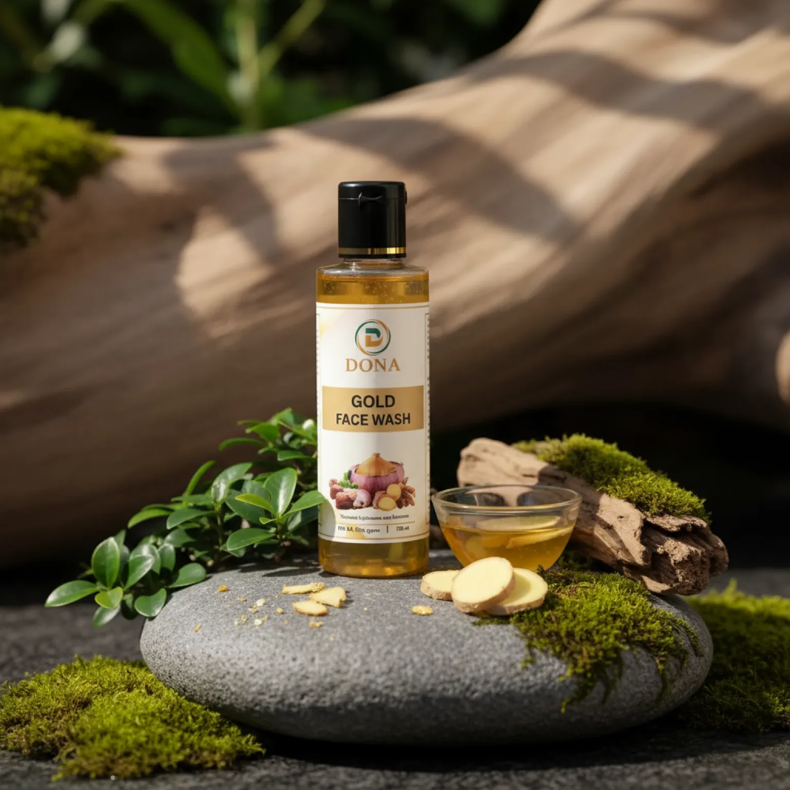 DONA Gold Face Wash: Luxurious Herbal Cleanser for Radiant, Glowing & Youthful Skin